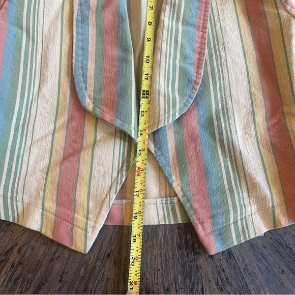Vintage 70s–80s Bobbie McGee Pastel Striped Blazer – Made in USA – Medium - Picture 6 of 10